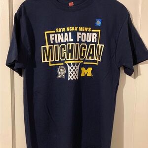Michigan Wolverines Men’s Basketball Medium 2018 Final Four T-shirt